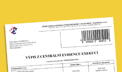 Ověřený výpis z Centrální evidence exekucí - ilustrační foto - Česká pošta