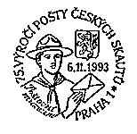 75. výročí Pošty českých skautů