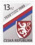 Symboly státnosti – trikolora a státní znak Výročí 17. listopadu